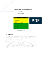 Noter Maskinær Programmering