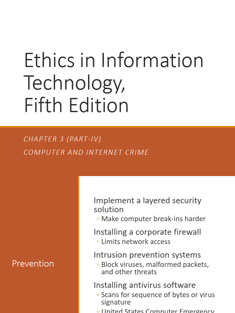 15 Chapter 03 Computer and Internet Crime Part4 | PDF | Security ...