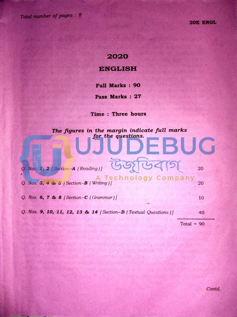 English 2020 Pdf