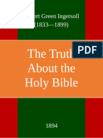Ingersoll - The Truth About The Holy Bible