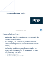 Programacao Inteira