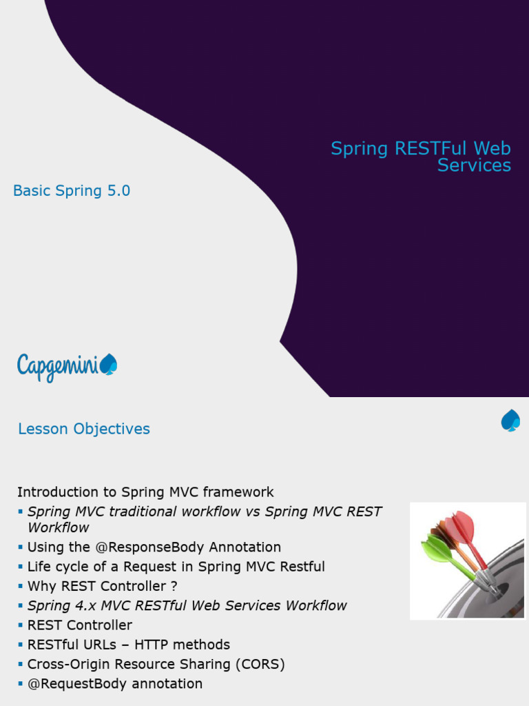 Basic Spring 5.0 Lesson07 Spring RESTful PDF Spring Framework
