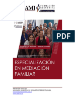 Programa Especialización en Mediación Familiar 2023