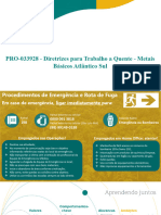 Treinamento PRO - 033928 - Diretrizes para Trabalho A Quente - Rev. 03