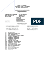 Workplace Inspection Type 1 Safety Checklist: Southern Leyte State University