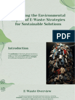 Mitigating Environmental e Waste