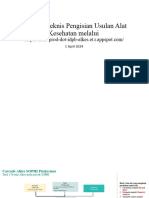 V11 - Petunjuk Teknis Pengisian Usulan Alat Kesehatan Melalui Aplikasi