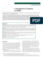 The Diagnosis and Management of Inpatient Hyponatr