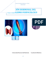 Regulacion Hormonal Del Metabolismo Fosfocalcico - 2021