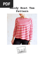 Mandy Boat Tee Sewing Instructions Print at Home