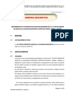 7. MEMORIA DESCRIPTIVA CRONOGRAMAS