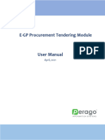 E-GP Training Manual Tendering V1.0