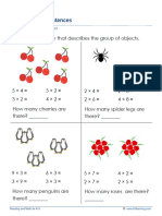 Grade 2 Multiplication Sentences A