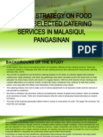Pricing Strategy On Food Among Selected Catering Services in Malasiqui