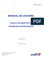 MANUAL DE REGISTRO DE PROGRAMAS DE PREVENCI N (DROGAS _ PSICOSOCIAL)