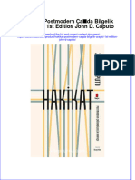 Hakikat Postmodern Cagda Bilgelik Arayisi 1St Edition John D Caputo Download 2024 Full Chapter