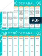 Menu Semanal