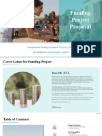 Funding Project Proposal Powerpoint Presentation Slides WD