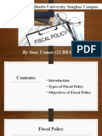 Fiscal Policy and Types of Fiscal Policy by Anas Usman