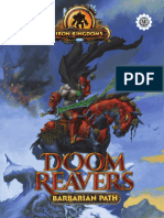 Iron Kingdoms 5e - Doom Reavers Barbarian Path