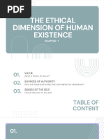 3 The Ethical Dimension of Human Existence Student