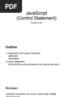 JavaScript (Control Statement)