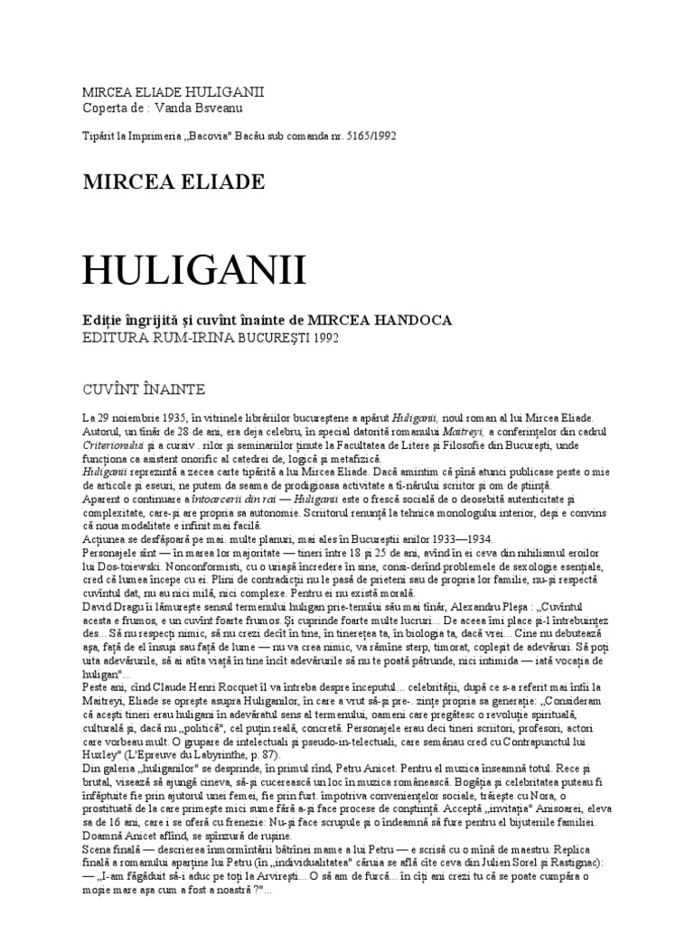 24955496 Mircea Eliade Huliganii