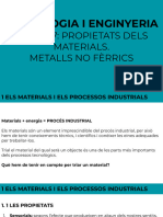 Unitat 7 - Propietats Dels Materials. Metalls No Fèrrics