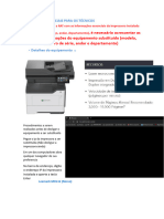 TJSP - Procedimento Implantação Lexmark MX532 1.2