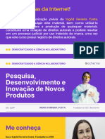 Pesquisa, Desenvolvimento e Inovação de Novos Produtos