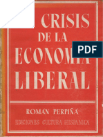 Roman Perpiñá. La Crisis de La Economía Liberal