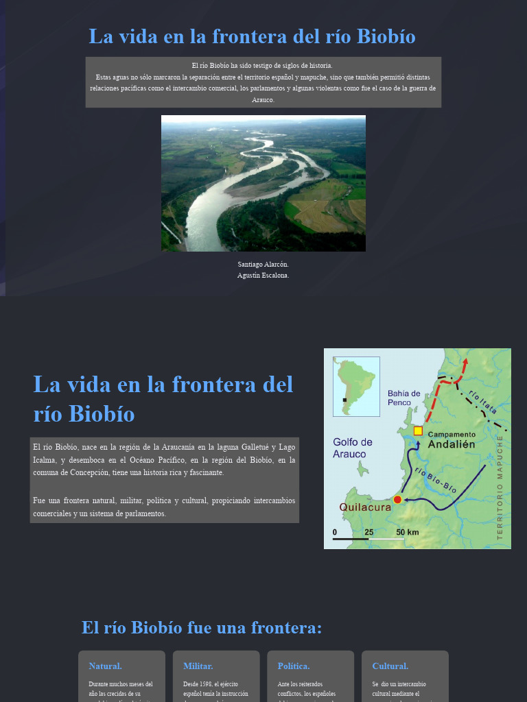 La Vida en La Frontera Del Rio Biobio | PDF | España | Comercio