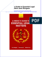 A Medics Guide To Essential Legal Matters Jane Sturgess Download 2024 Full Chapter