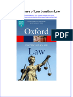 A Dictionary Of Law Jonathan Law download 2024 full chapter