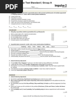 End-Of-Year Test Standard A