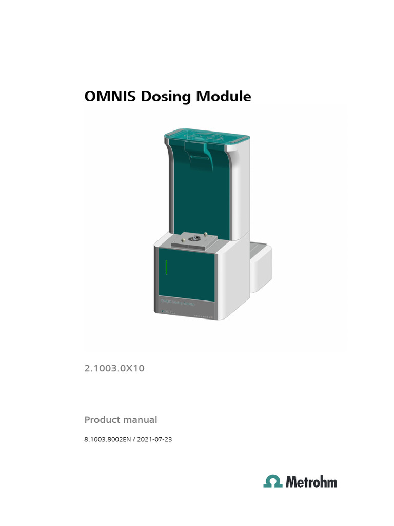 Omnis Dosing Module | PDF | Hazards | Dangerous Goods