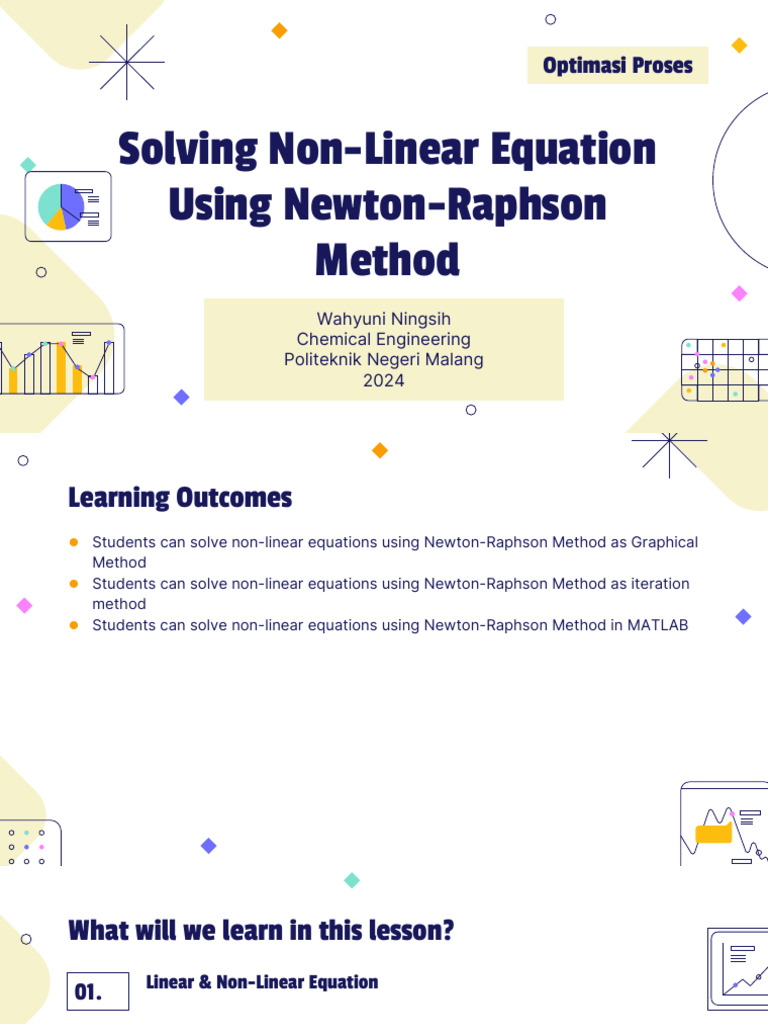 Solving Nonlinear Equation Using Newton-Raphson Method | PDF ...