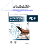 Informatica Biomedica 3Rd Edition Melchor Sanchez Mendiola Download 2024 Full Chapter