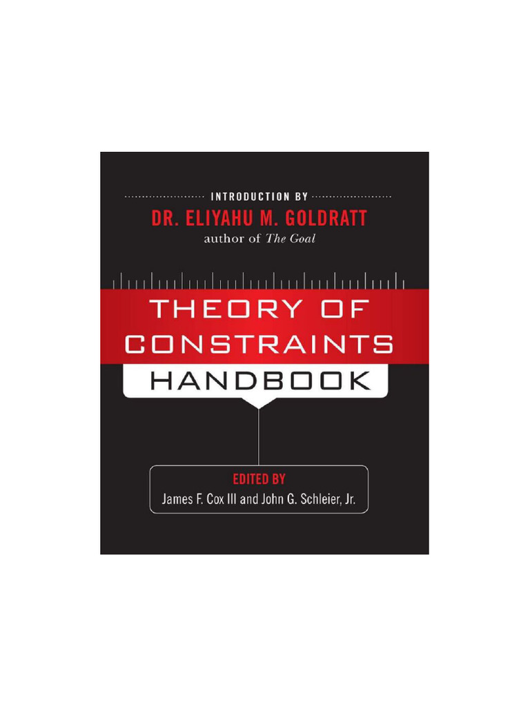 Theory of Constraints | PDF