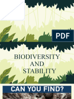 Biodiversity and Stability