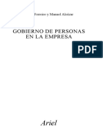 Gobierno de Personas en La Empresa - Ferreiro y Alcazar