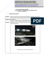 Analisis Kejadian Banjir Wilayah Praya Kab Lombok Tengah Tanggal 28 April 2023