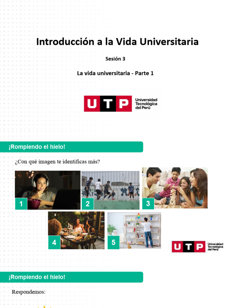 Introducción a la Vida Universitaria UTP | PDF | Aplicación movil