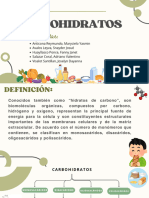 Organizador Conceptual de Carbohidratos y Lípidos (Estomatología)