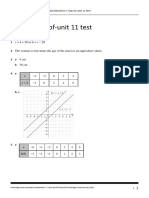 End of Unit 11 Test Answers - Year 7