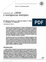 Inteligencias Multiples y Curriculum Esc