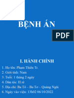 BỆNH ÁN 10-2022 TỐI