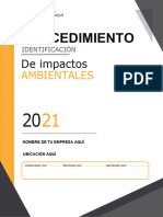 Procedimiento Identificacion de Impactos Ambientales