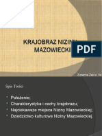 Krajobraz Niziny Mazowieckiej Zuzanna Żak Kl. 5 D