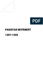 8-Pakistan Movement 1927-1939
